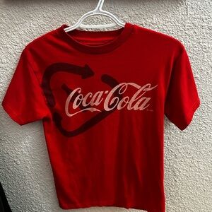 Coca Cola Unisex Red Graphic Tee - Recyclable Style
